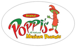 POPPI'S MEXICAN PEANUTS ORIGINAL ALL NATURAL logo
