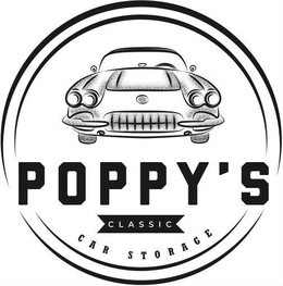 POPPY'S CLASSIC CAR STORAGE logo