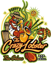 POPPY'S THE CRAZY LOBSTER BAR & GRILL NEW ORLEANS logo