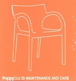 POPPYSTAR ID MAINTENANCE AND CARE logo