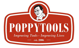 POPPYTOOLS IMPROVING TOOLS IMPROVING LIVES EST. 2006 logo