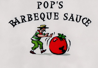 POP'S BARBECUE SAUCE logo