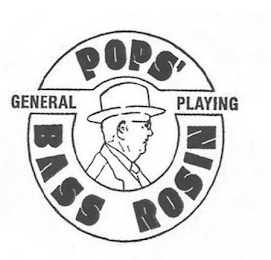 POPS' BASS ROSIN GENERAL PLAYING logo