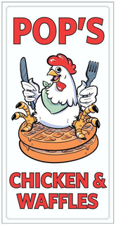 POP'S CHICKEN & WAFFLES logo
