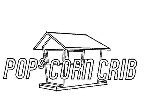POPS CORN CRIB logo