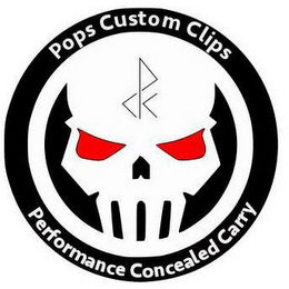POPS CUSTOM CLIPS CPC PERFORMANCE CONCEALED CARRY logo
