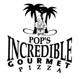 POP'S INCREDIBLE GOURMET PIZZA POPERONI logo