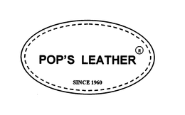 POP'S LEATHER SINCE 1960 logo
