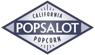 POPSALOT CALIFORNIA POPCORN logo