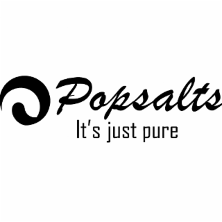 POPSALTS IT'S JUST PURE logo