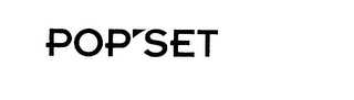 POP'SET logo