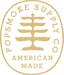 POPSMOKE SUPPLY CO AMERICAN MADE logo
