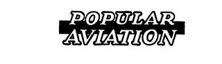 POPULAR AVIATION logo
