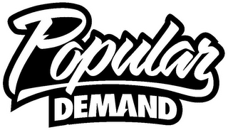 POPULAR DEMAND logo