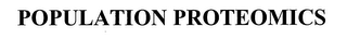 POPULATION PROTEOMICS logo