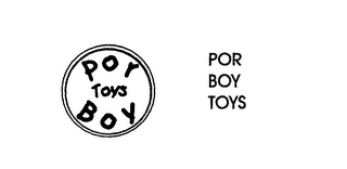 POR BOY TOYS logo