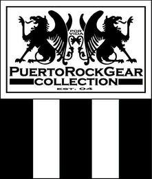 POR VIDA PUERTOROCKGEAR COLLECTION EST. 04 logo