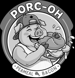 PORC-OH PEAMEAL BACON logo