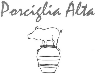 PORCIGLIA ALTA logo