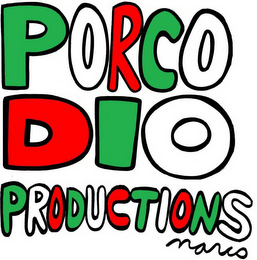 PORCO DIO PRODUCTIONS MARCO logo