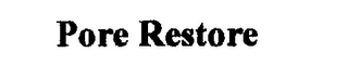 PORE RESTORE logo