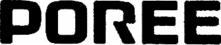 POREE logo
