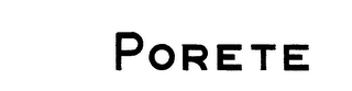 PORETE logo