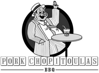 PORK CHOPITOULAS BBQ logo