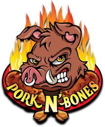PORK N' BONES logo