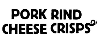 PORK RIND CHEESE CRISPS logo