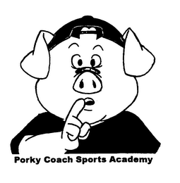PORKY COACH SPORTS ACADEMY logo