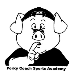 PORKY COACH SPORTS ACADEMY logo