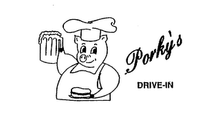 PORKY'S DRIVE-IN logo