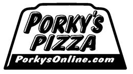 PORKY'S PIZZA PORKYSONLINE.COM logo