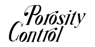 POROSITY CONTROL logo