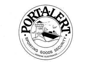 PORT-A-LERT SPORTING GOODS SECURITY NORDINE ELECTRONICS logo