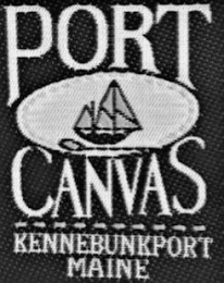 PORT CANVAS KENNEBUNKPORT MAINE logo