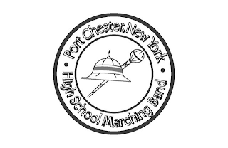 · PORT CHESTER, NEW YORK · HIGH SCHOOL MARCHING BAND logo