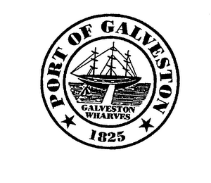 PORT OF GALVESTON GALVESTON WHARVES 1825 logo