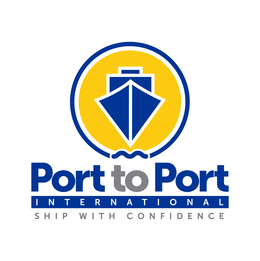 PORT TO PORT INTERNATIONAL SHIP WITH CONFIDENCE logo