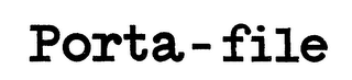 PORTA-FILE logo