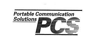 PORTABLE COMMUNICATION SOLUTIONS PC logo
