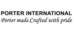 PORTER INTERNATIONAL PORTER MADE.CRAFTED WITH PRIDE logo
