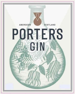 PORTER'S GIN ABERDEEN SCOTLAND logo