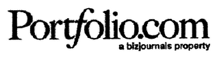 PORTFOLIO.COM A BIZJOURNALS PROPERTY logo