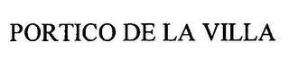 PORTICO DE LA VILLA logo