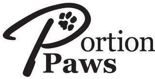 PORTION PAWS logo