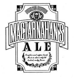 PORTLAND BREWING MACTARNAHAN'S ALE COMPLEX AND COPPER-HUED, MAC'S IS ALIVE WITH FULL BODIED, MALTY FLAVOR logo