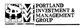 PORTLAND INVESTMENT & MANAGEMENT GROUP MANPOWER.MONEY.MATERIAL logo