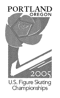 PORTLAND OREGON 2005 U.S. FIGURE SKATING CHAMPIONSHIPS logo